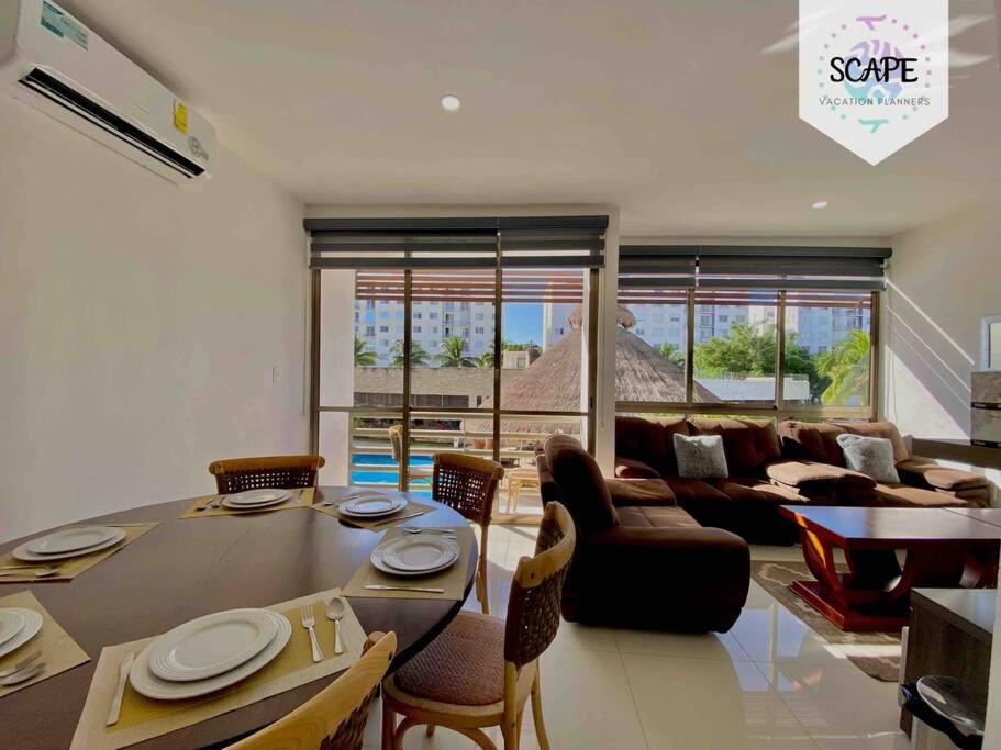 Ferienhaus Ideal & Calido De 3 Pisos Roof & Gym Cancún